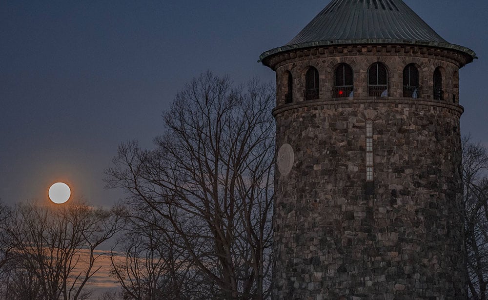 Rockford Tower at Night